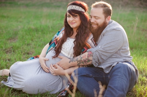 bohemian maternity photos in dallas