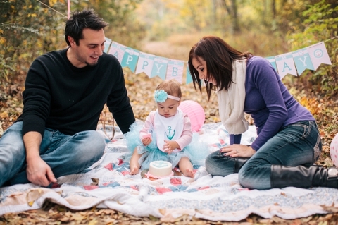 one year birthday party photos at the colleyville nature center