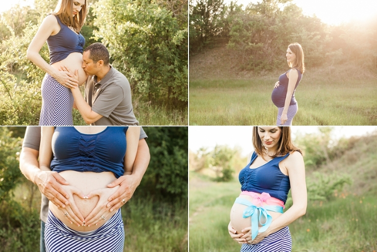 maternity session with twins