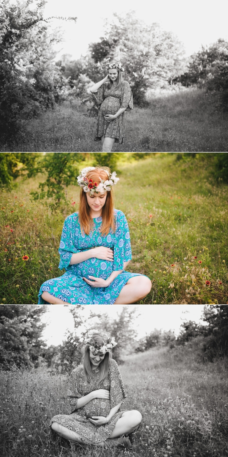 dallas fort worth outdoor maternity photography