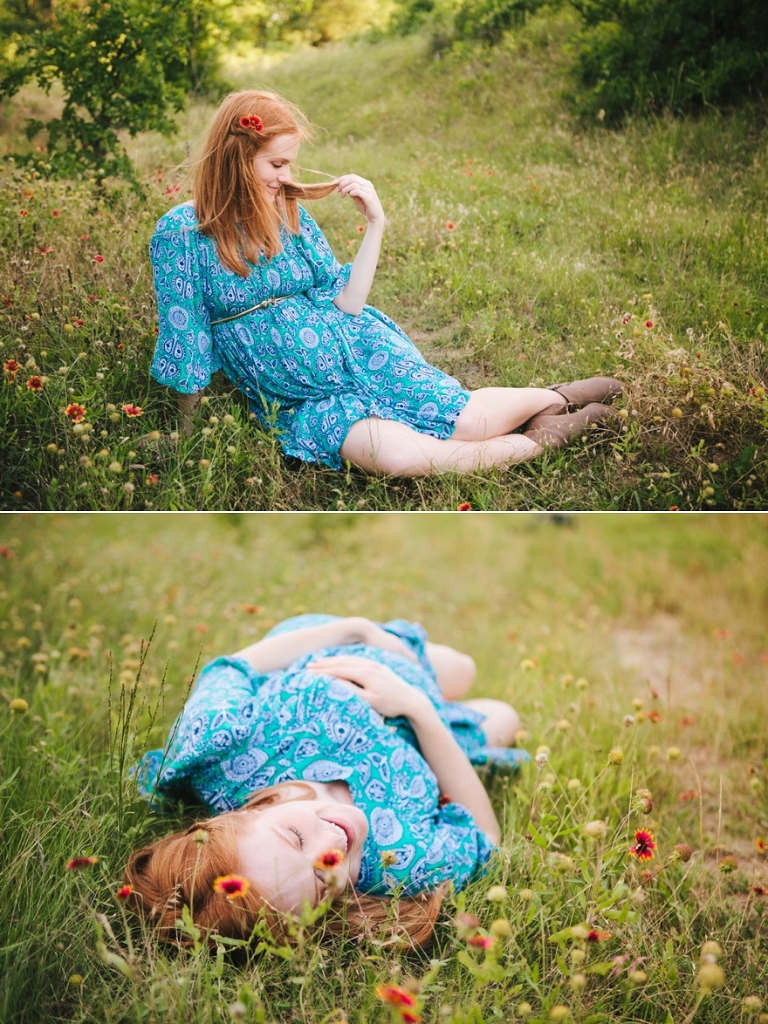 dallas fort worth outdoor maternity photography