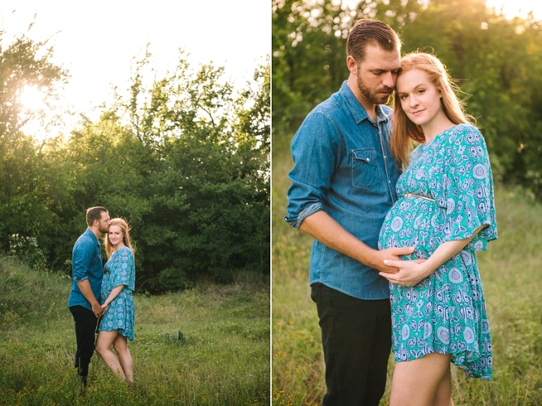 dallas fort worth outdoor maternity photography