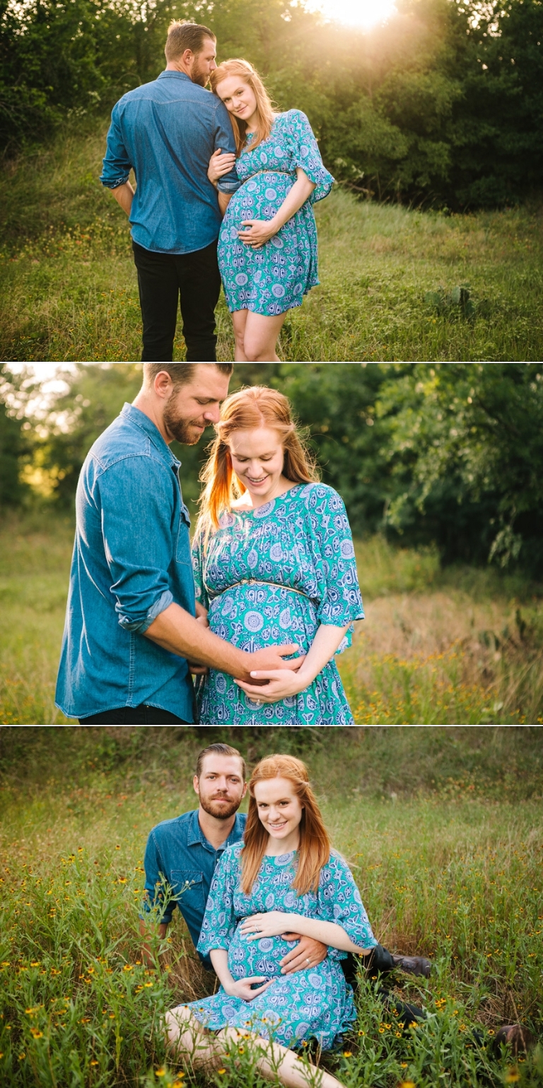 dallas fort worth outdoor maternity photography