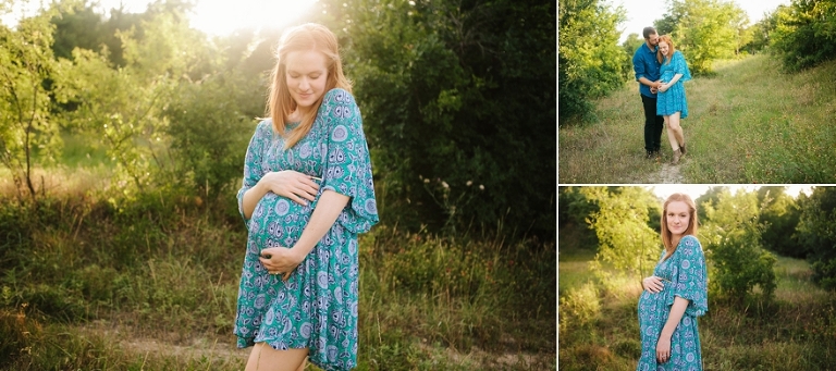 dallas fort worth outdoor maternity photography