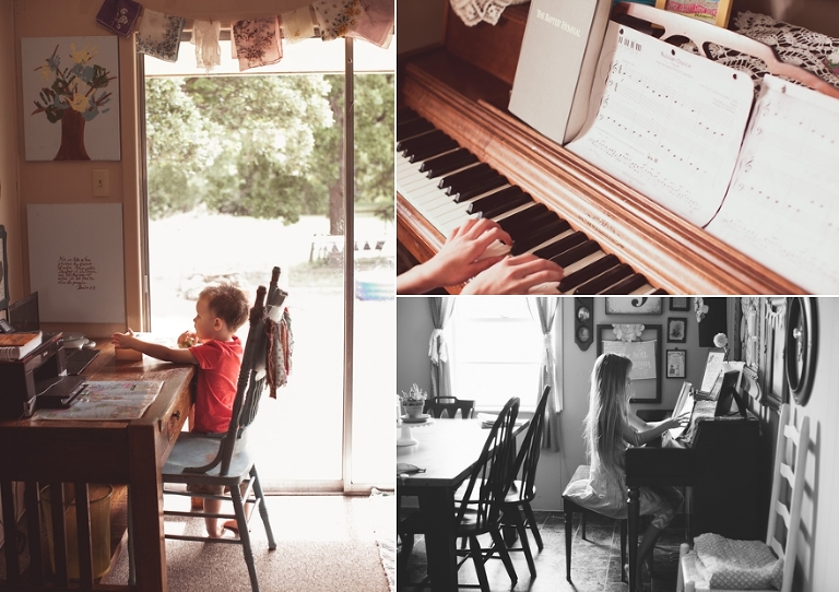 pinterest style pictures of a family on their farm in tx