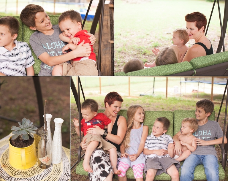 pinterest style pictures of a family on their farm in tx
