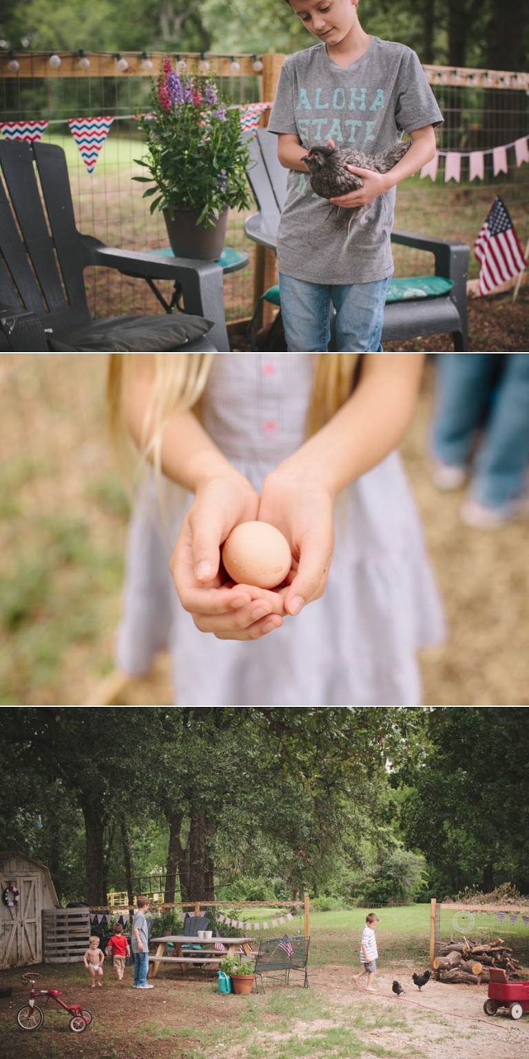 pinterest style pictures of a family on their farm in tx
