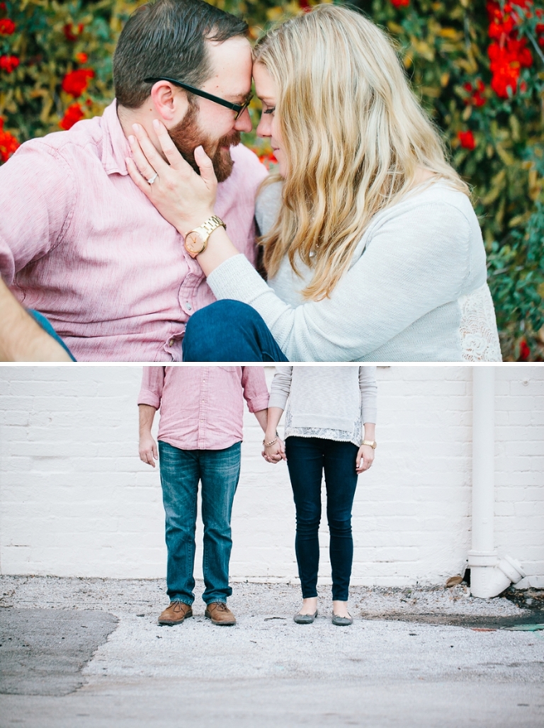 A downtown Grapevine engagement session with a vintage feel. Â©elisamichelene photography 2014