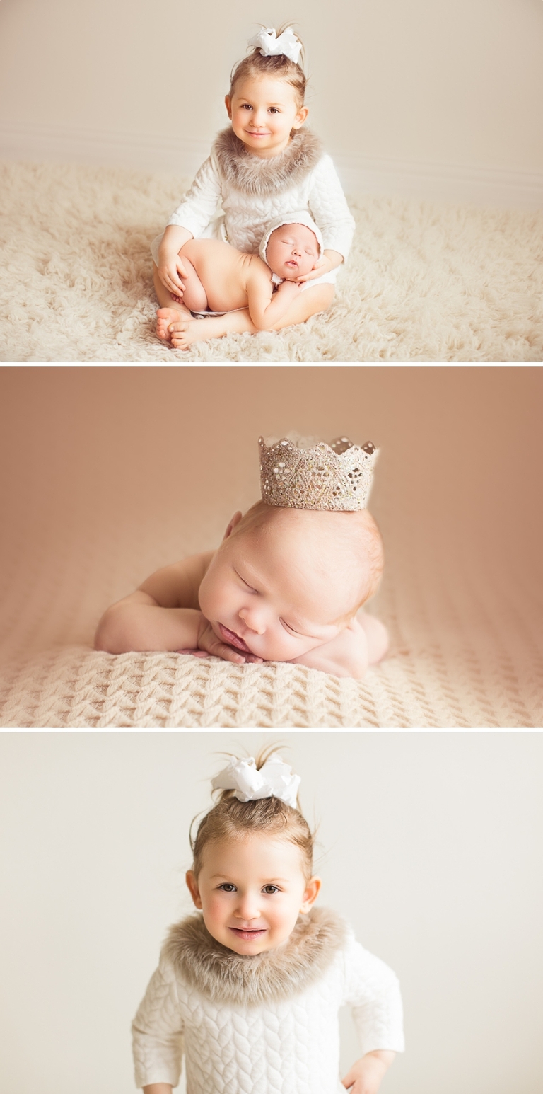 newborn photos with baby as art nest