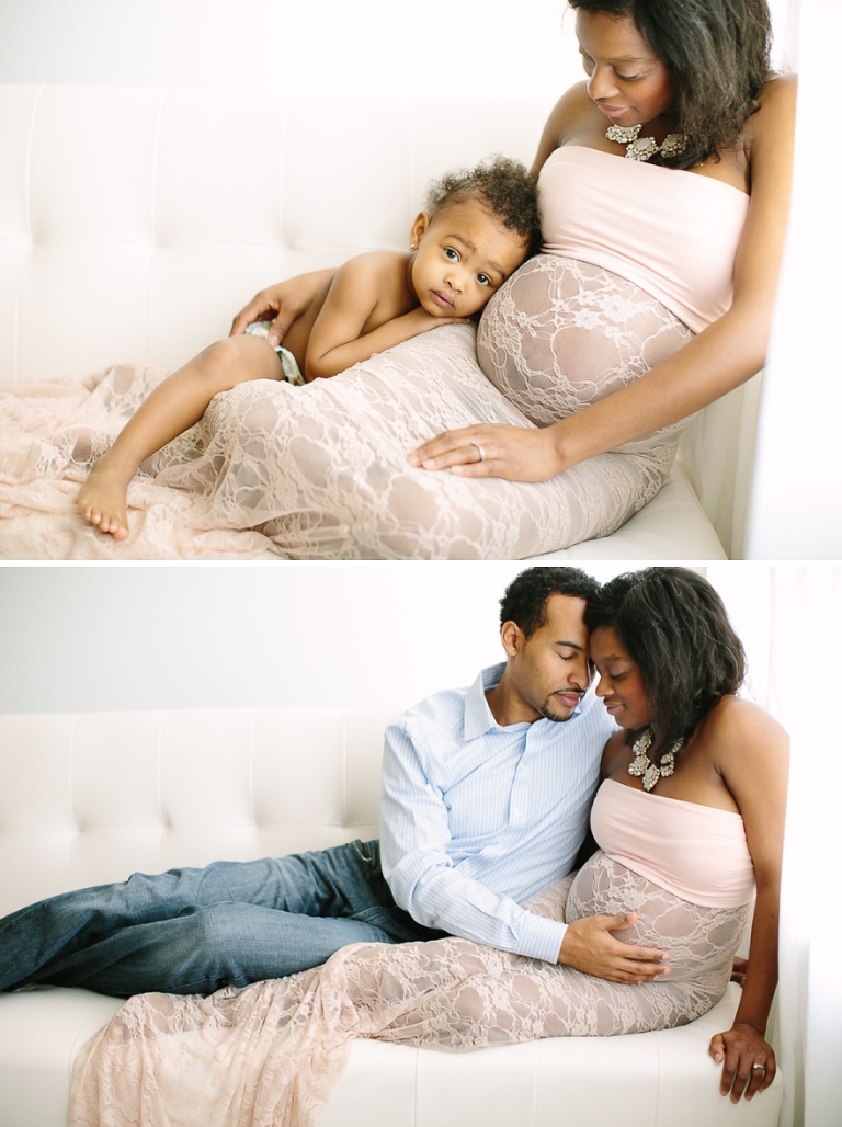 indoor maternity session in roanoke tx